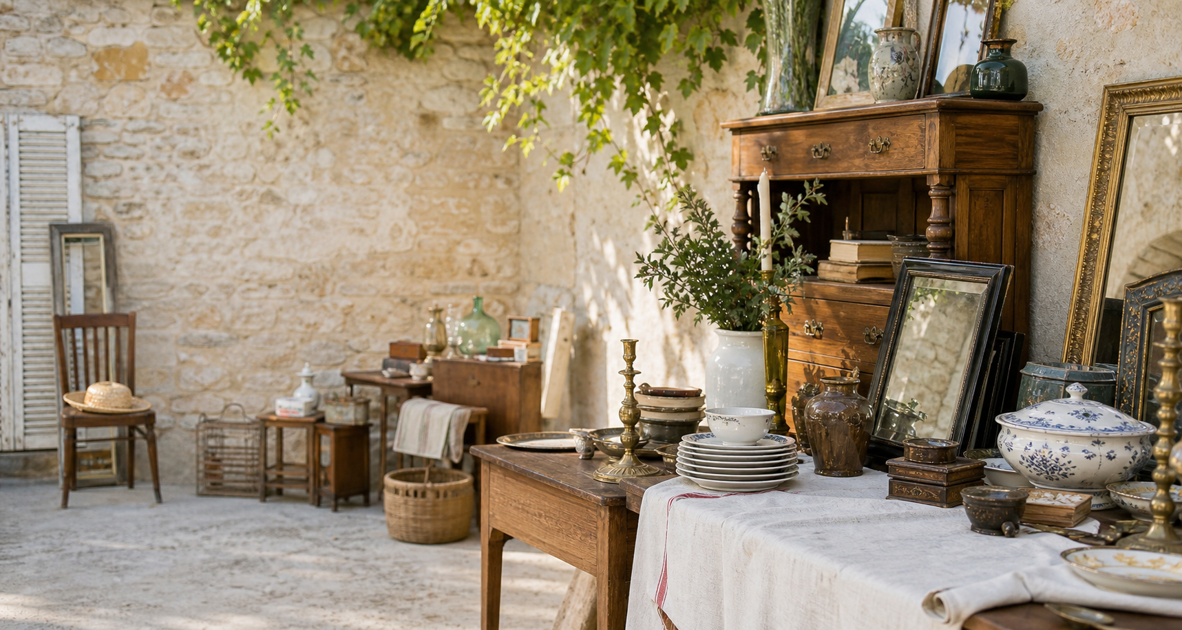 Selection d'objets de seconde main presentes par MJ Grenier