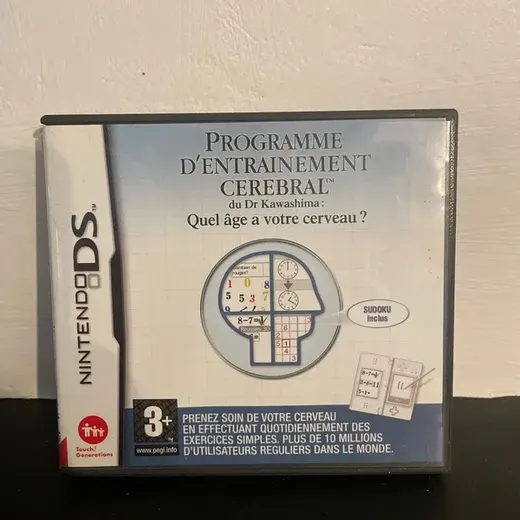 Jeu DS programme d'entraînement cérébral