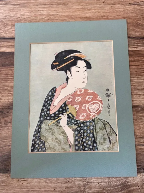 Reproduction de l’estampe takashima ohisa