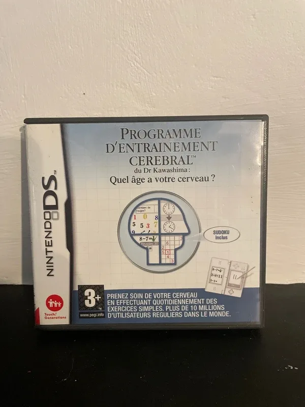 Jeu DS programme d'entraînement cérébral