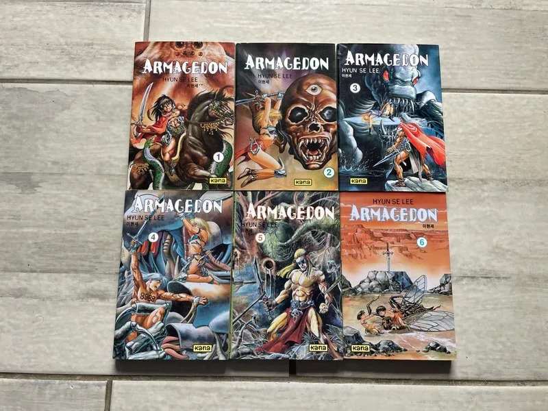 Lot mangas tome 1 à 6 armagedon
