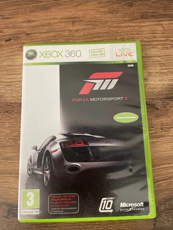 Jeu Xbox 360 forza motosport 3