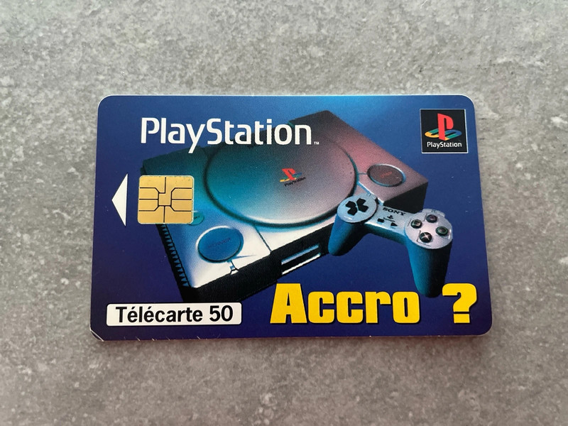 Carte téléphonique PlayStation