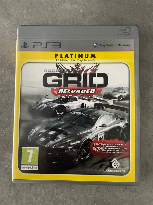 Racedriver grid reloaded PS3
