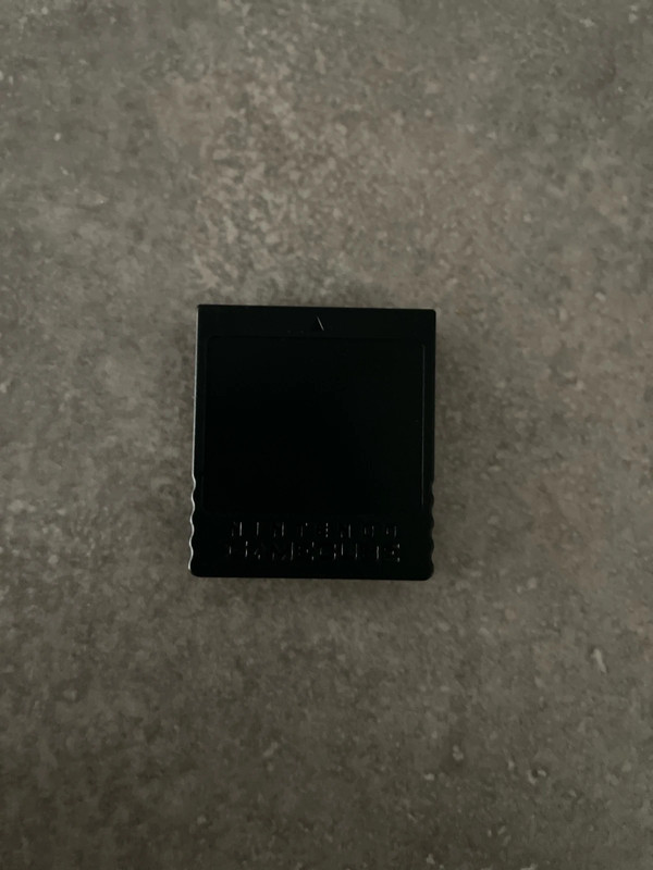 Carte mémoire gamecube noir