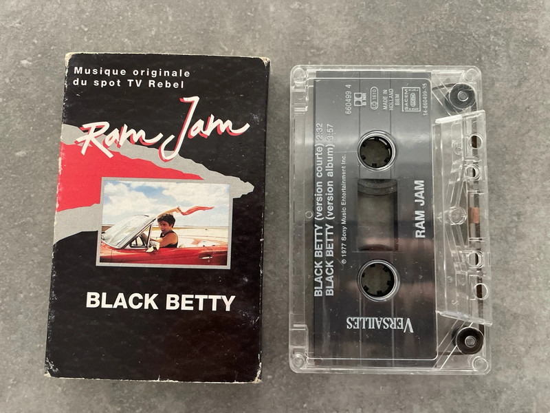 Cassette ram jam black Betty