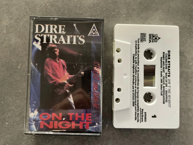 Cassette dire straits on the night